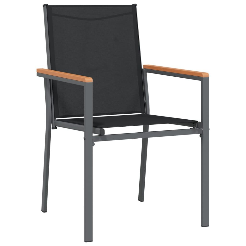 Tuinstoelen (2 stuks) Zwart - 40% Korting! Montage mogelijk