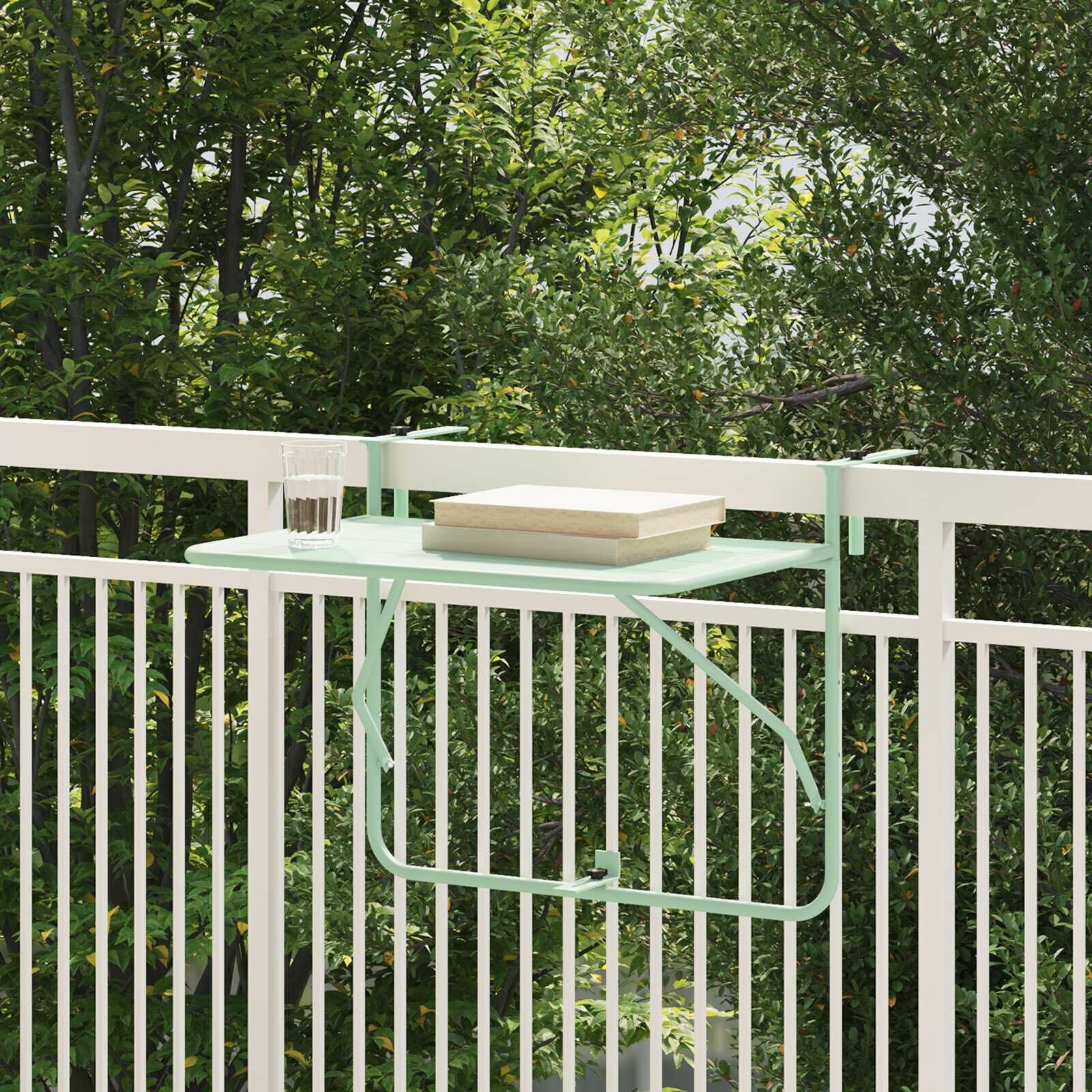 VidaXL Balkontafel Hangend Mintgroen -40%! Topdeal!