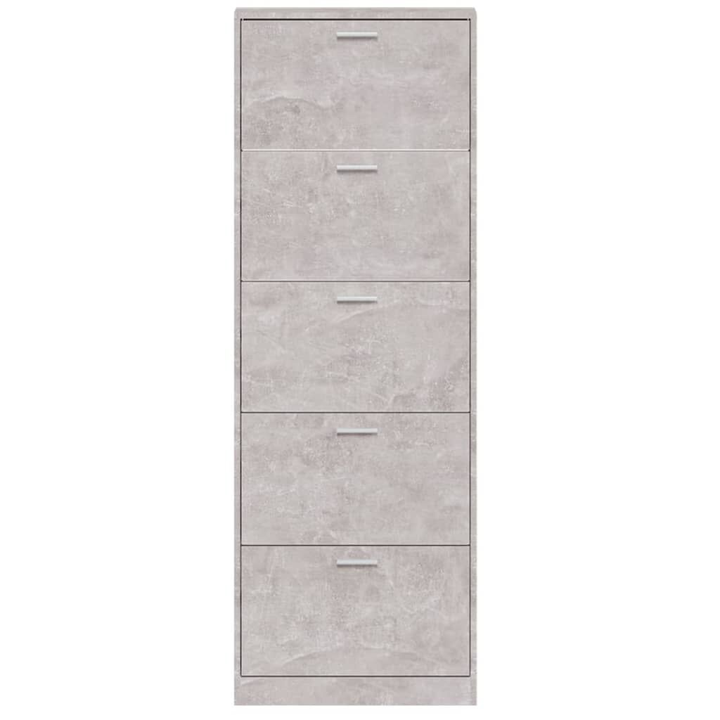 vidaXL Schoenenkast Betongrijs 59cm - 35% Korting!