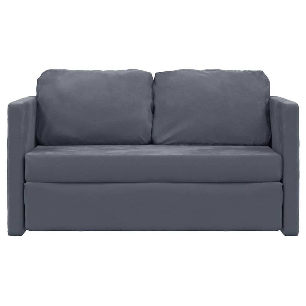 vidaXL 2-in-1 Slaapbank Donkergrijs - 40% Korting!