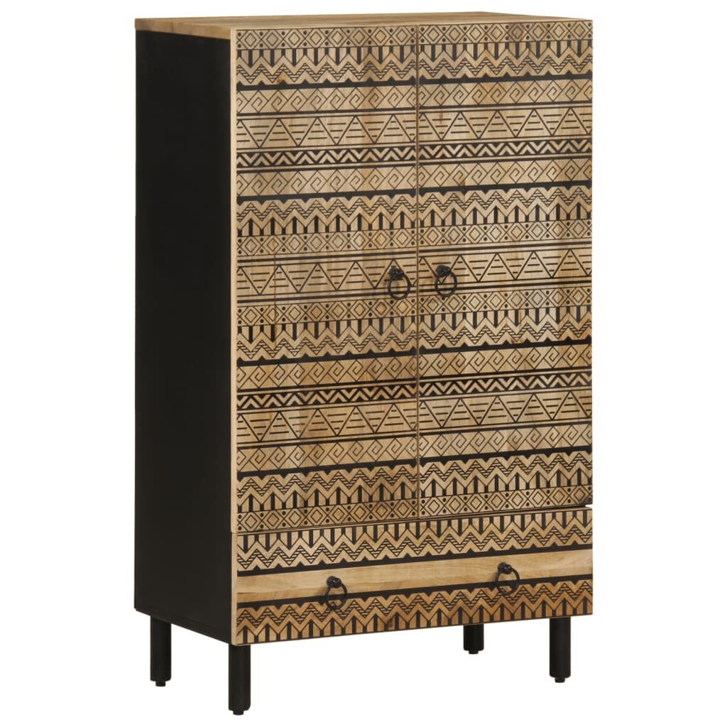 vidaXL Hoge Kast Mangohout 60cm - 40% Korting!