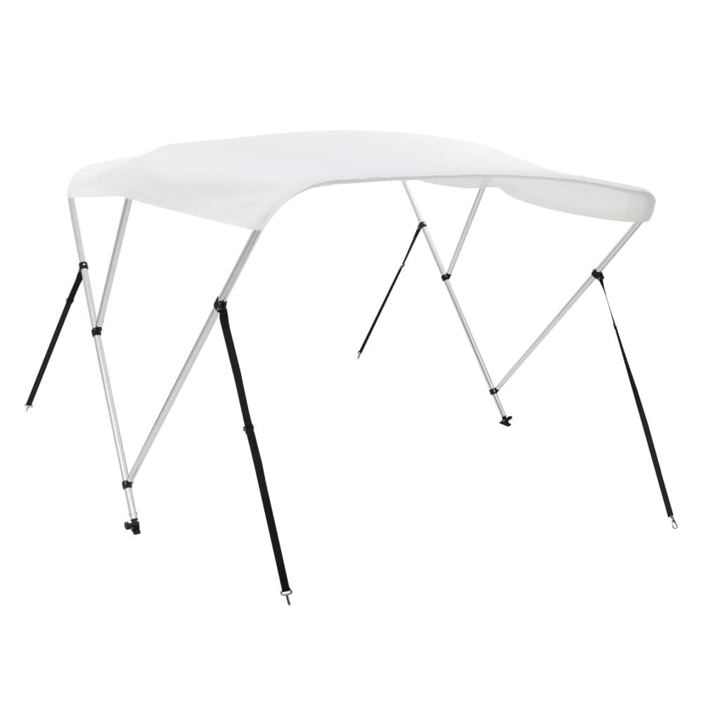 Biminitop 3-boogs 183cm Wit - 40% Korting!