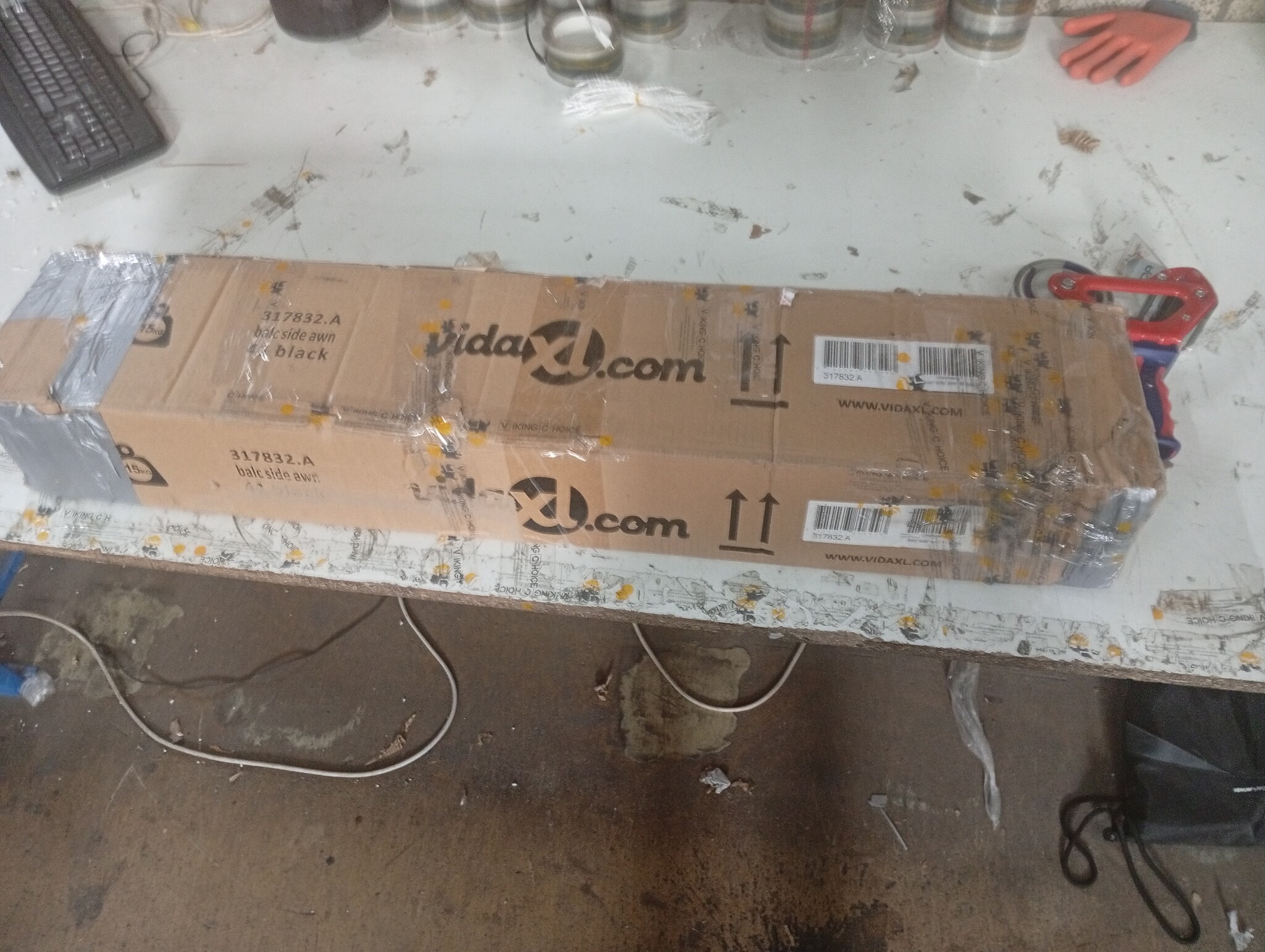 Tuinscherm Uittrekbaar 140x300cm Zwart - 60% Korting!