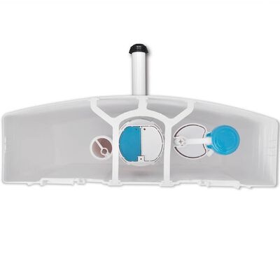 vidaXL Toiletstortbak Wit 3/6L - 40% Korting! (Retour)