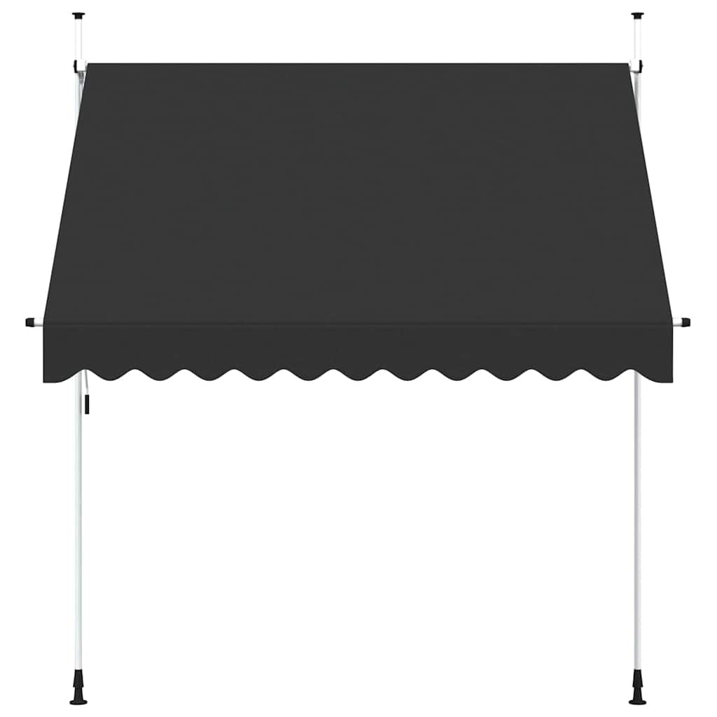 VidaXL Luifel 250cm Antraciet - Handmatig - 35% Korting!