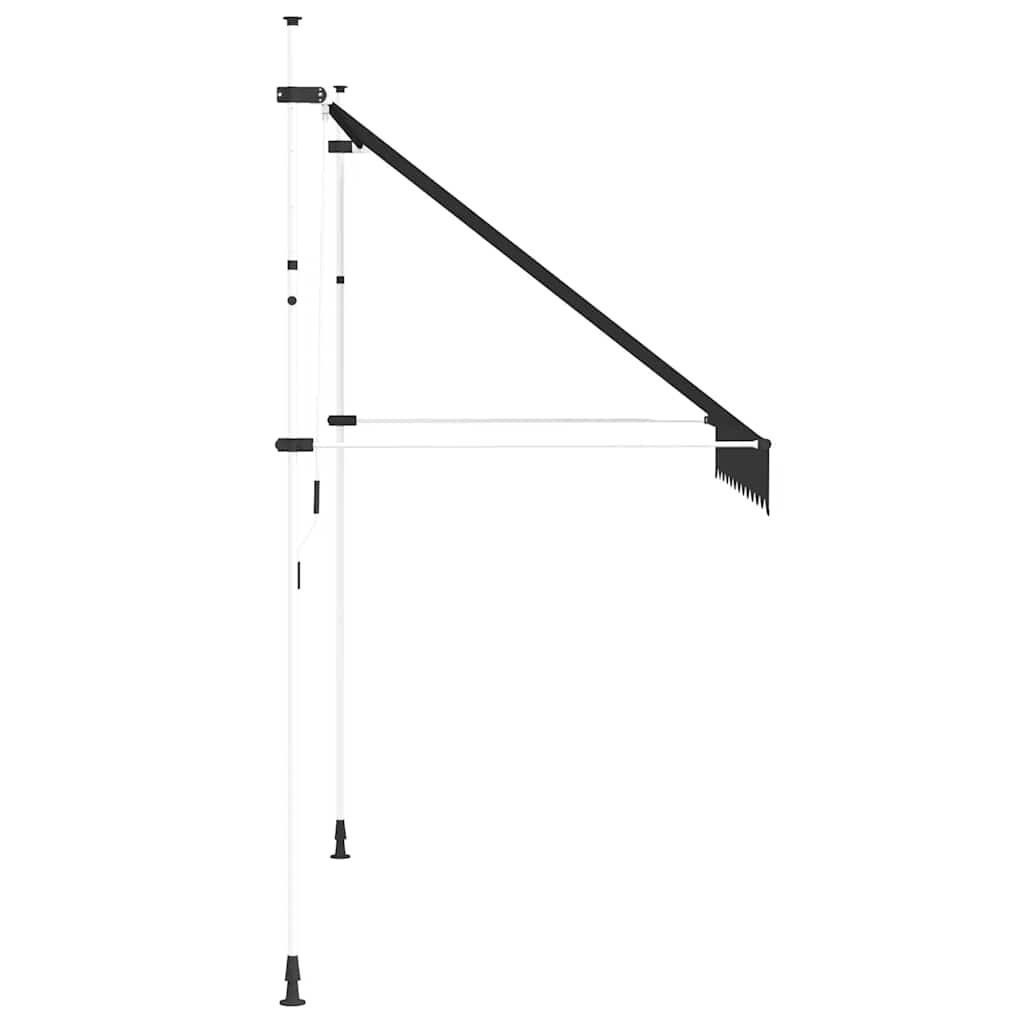 VidaXL Luifel 250cm Antraciet - Handmatig - 35% Korting!