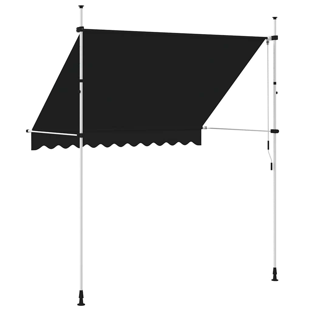 VidaXL Luifel 250cm Antraciet - Handmatig - 35% Korting!