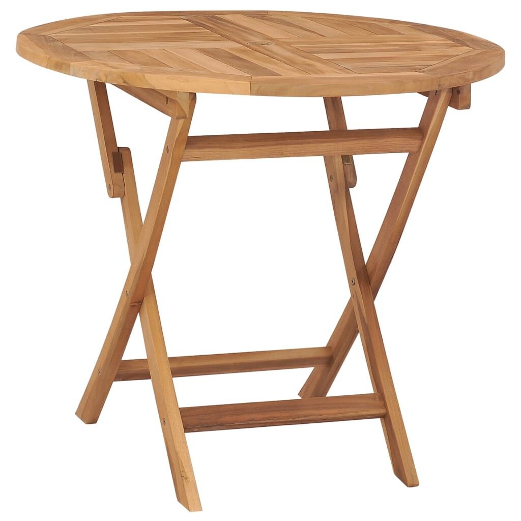 VidaXL Teakhouten Tuintafel Inklapbaar - 40% Korting!