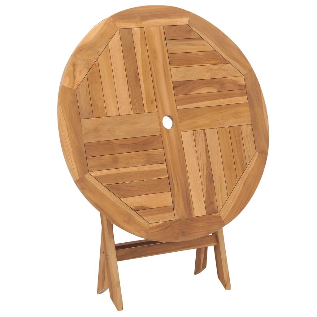 VidaXL Teakhouten Tuintafel Inklapbaar - 40% Korting!