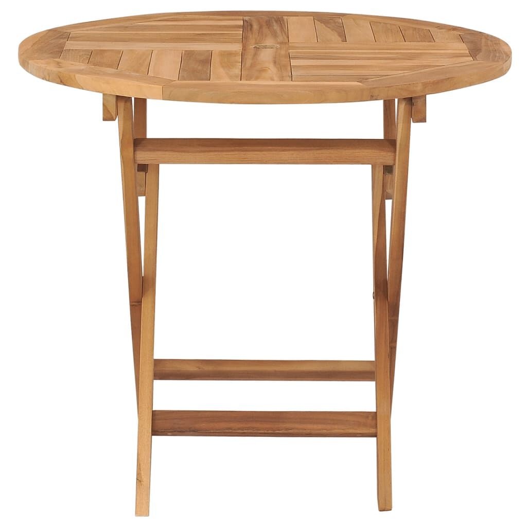 VidaXL Teakhouten Tuintafel Inklapbaar - 40% Korting!