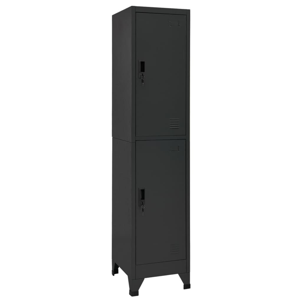 vidaXL Lockerkast Antraciet - 38x45x180cm - 35% Korting!