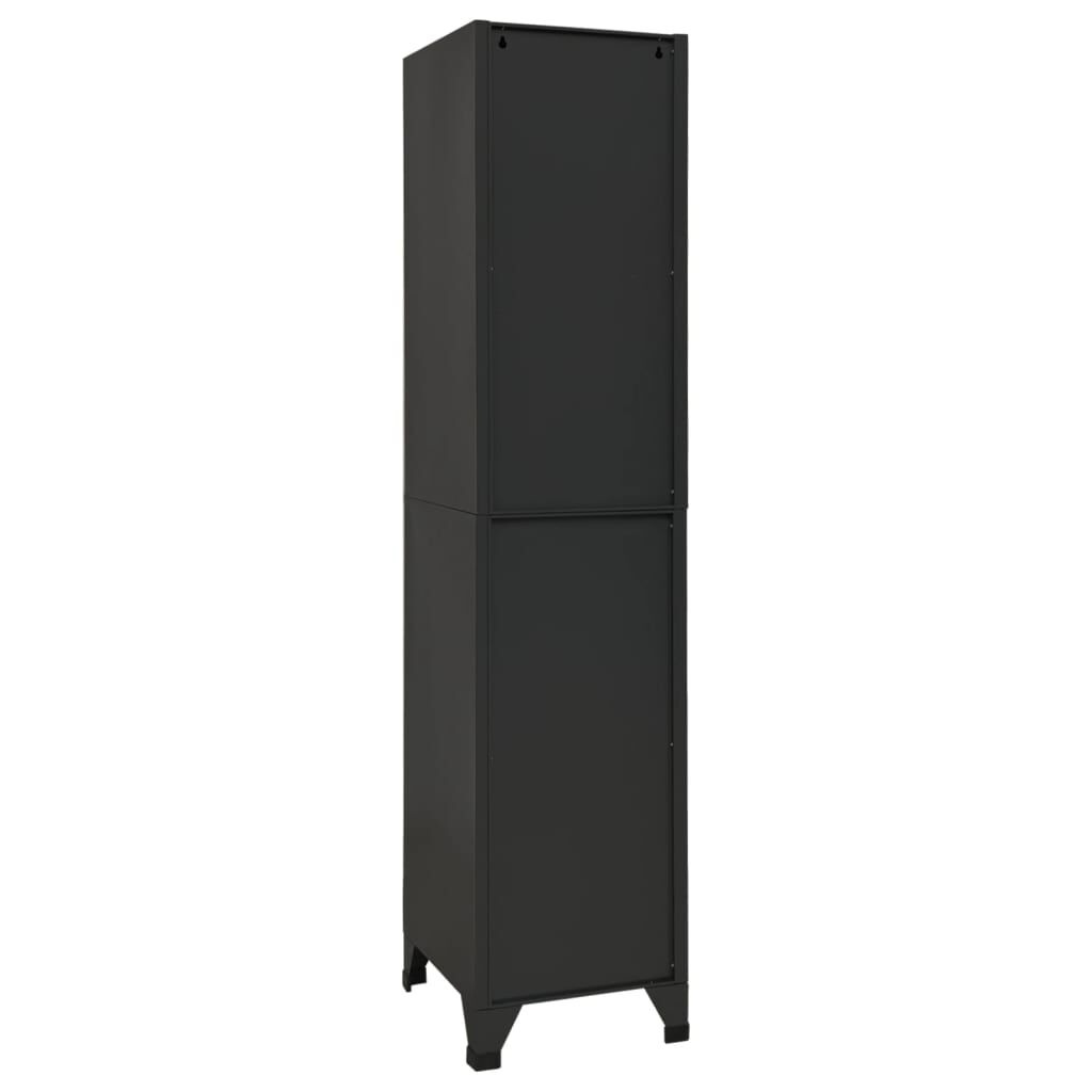 vidaXL Lockerkast Antraciet - 38x45x180cm - 35% Korting!