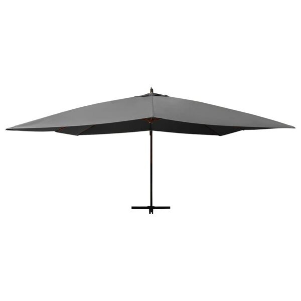 VidaXL Zweefparasol 400x300cm Antraciet -55% Korting!