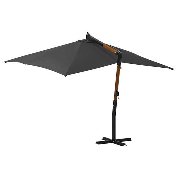 VidaXL Zweefparasol 400x300cm Antraciet -55% Korting!