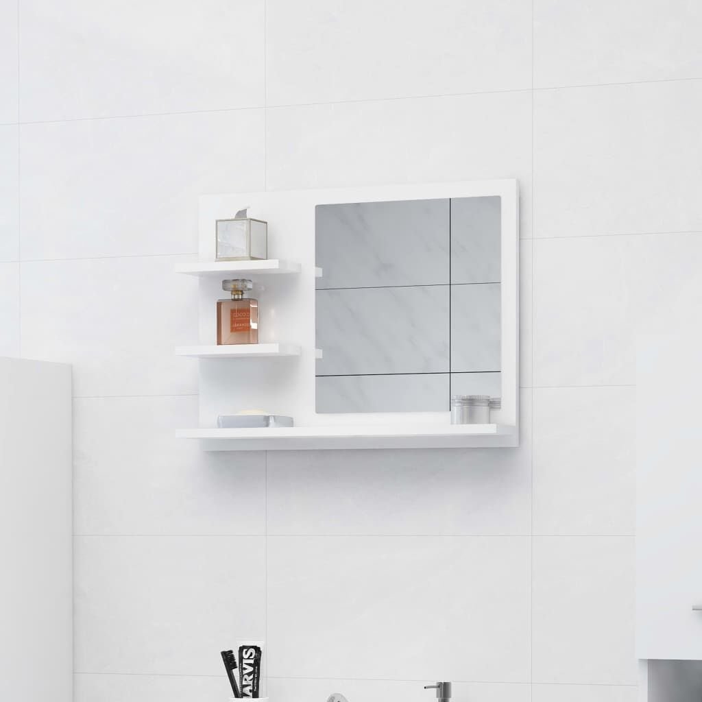 vidaXL Badkamerspiegel Wit 60cm - 40% Korting!