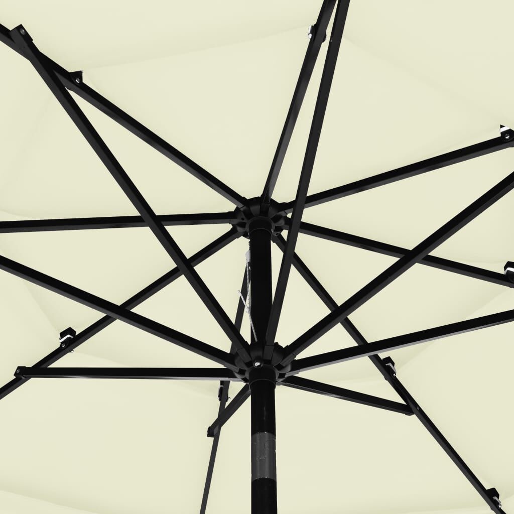 vidaXL Parasol Zandkleur 3m - 40% Korting! (Geretourneerd)