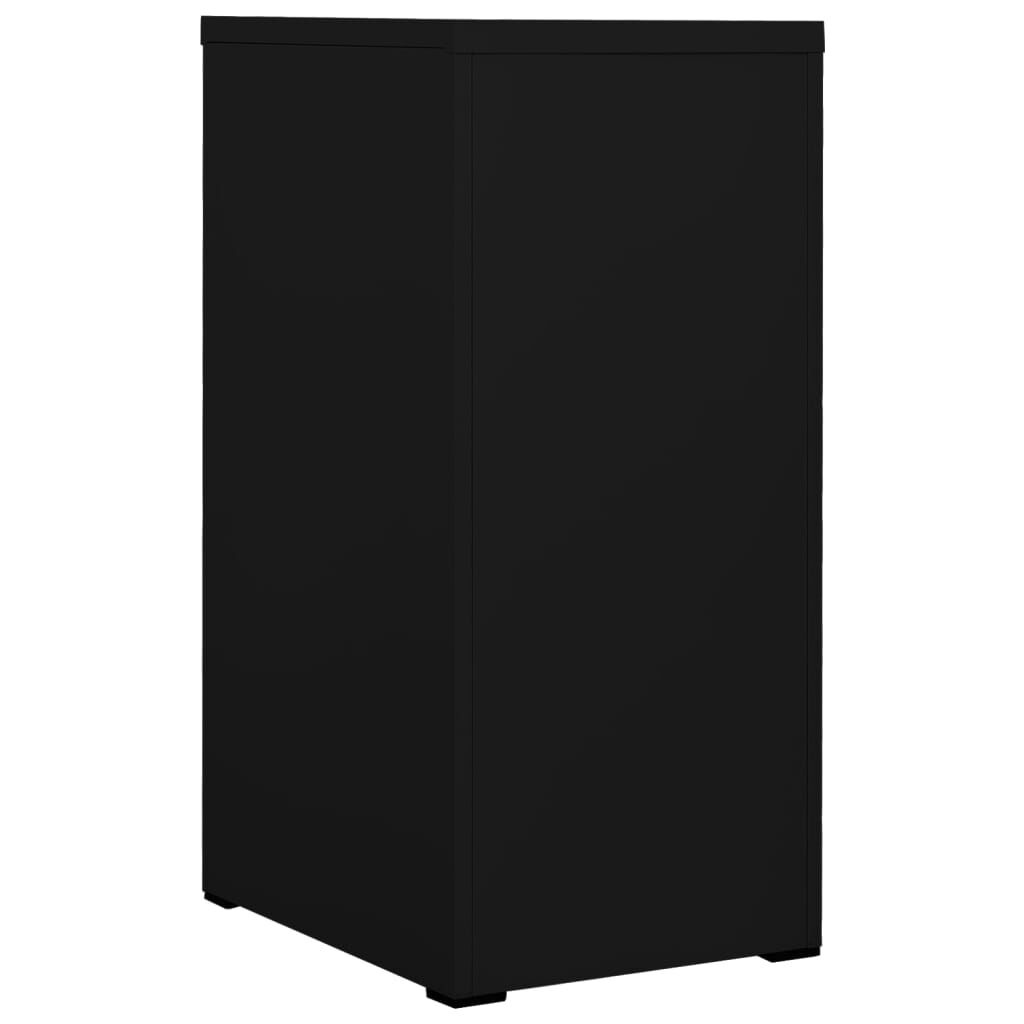 vidaXL Archiefkast Staal Zwart 46cm - 40% Korting!