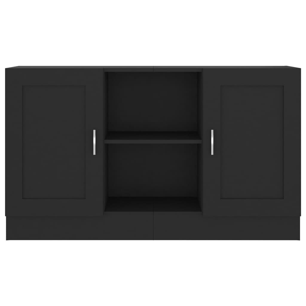 vidaXL Dressoir Zwart - Krasjes - 55% Korting!
