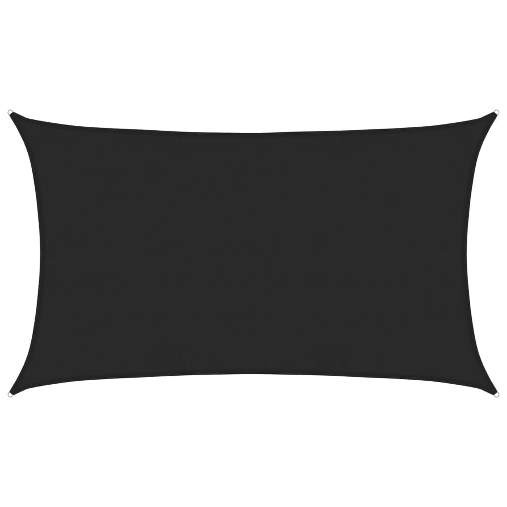 Zonnezeil 5x8m Zwart HDPE - 40% Korting!