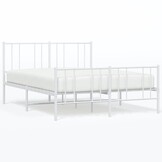 Bedframe Wit 140x190 cm - BESPAAR 64%! (Montage Check)