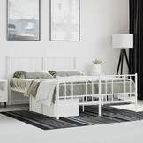Bedframe Wit 140x190 cm - BESPAAR 64%! (Montage Check)