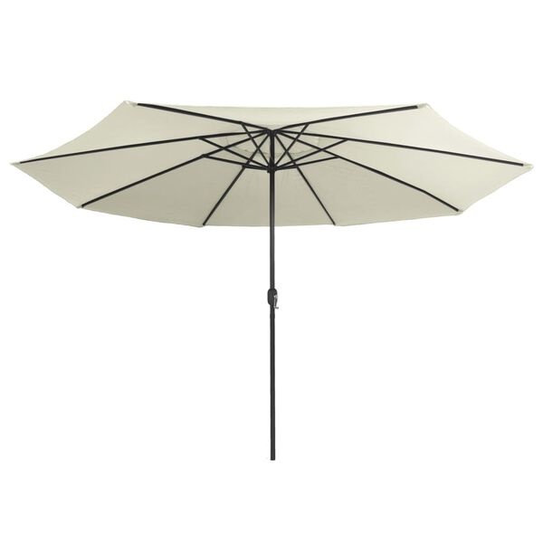 vidaXL Parasol 390cm Zandwit - 40% Korting! (Retour)