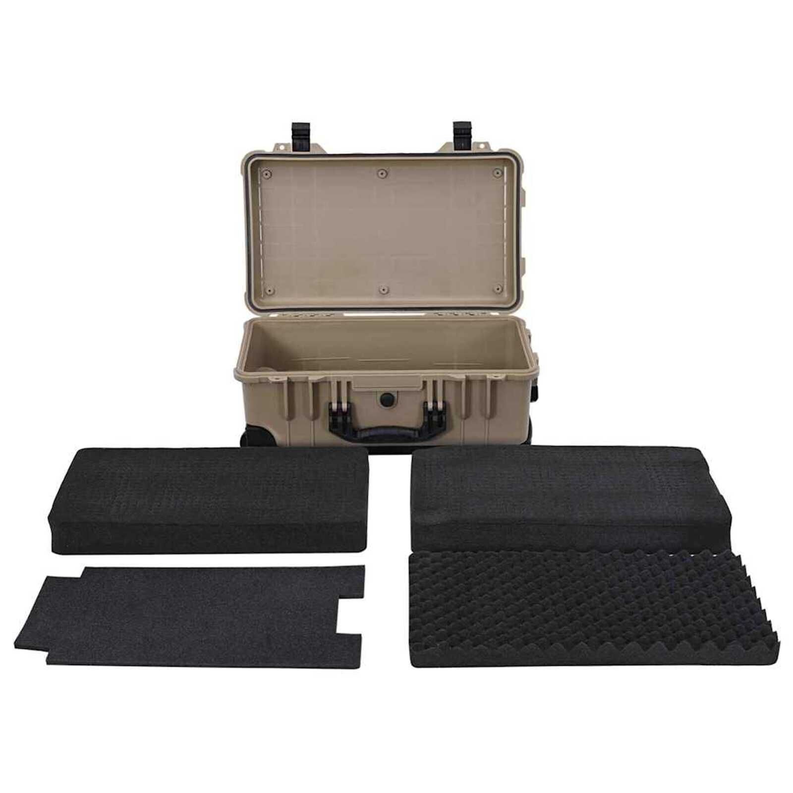 Hardcase Transportkoffer met Wielen & Schuim - 35% Korting!