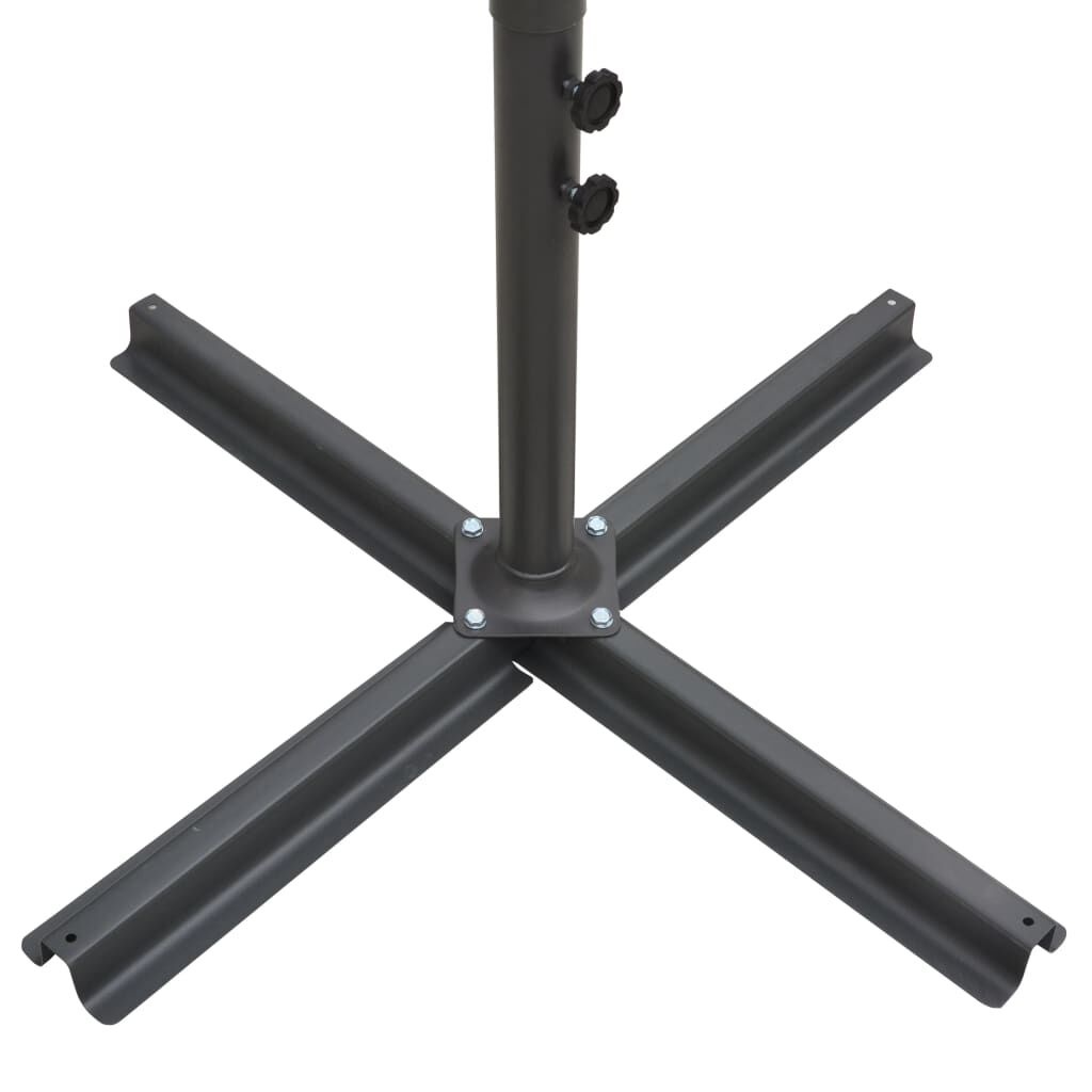 VidaXL Dubbele Parasol Antraciet 250x250cm - 55% Korting!