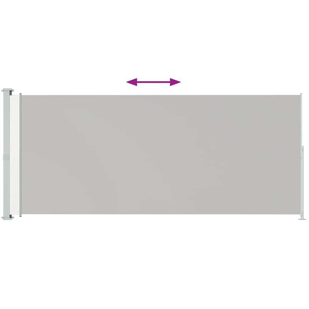 vidaXL Uittrekbaar Tuinscherm 220x500cm Grijs - 35% Korting!