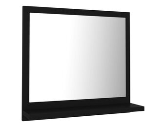 vidaXL Badkamerspiegel Zwart 40cm - 42% Korting! Zo Goed Als Nieuw