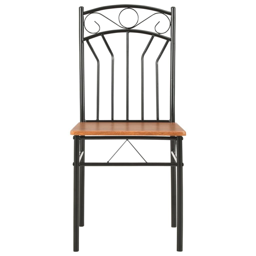 vidaXL Eetkamerstoelen (2 st) Bruin - 40% Korting!