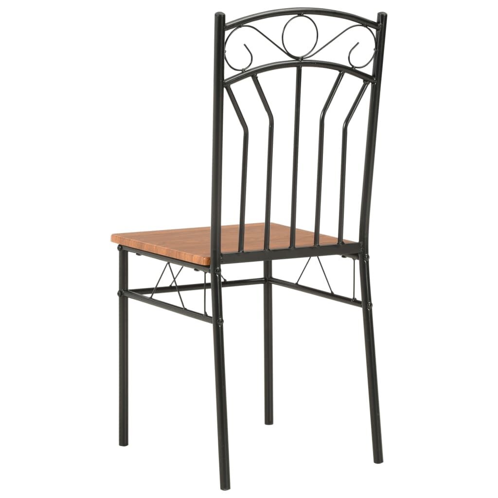 vidaXL Eetkamerstoelen (2 st) Bruin - 40% Korting!