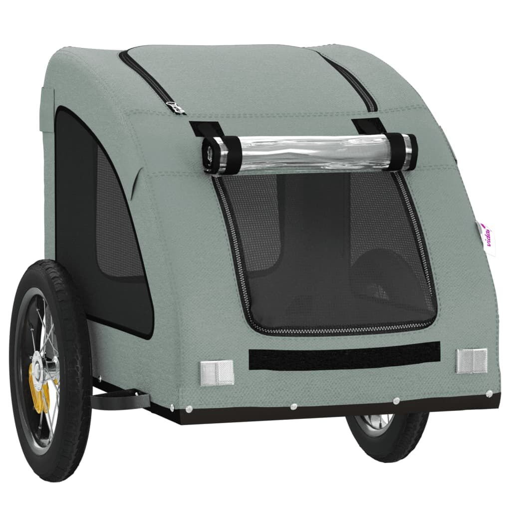 Hondenfietskar Grijs - vidaXL - 35% Korting!