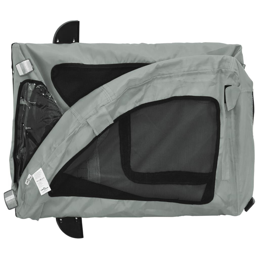 Hondenfietskar Grijs - vidaXL - 35% Korting!