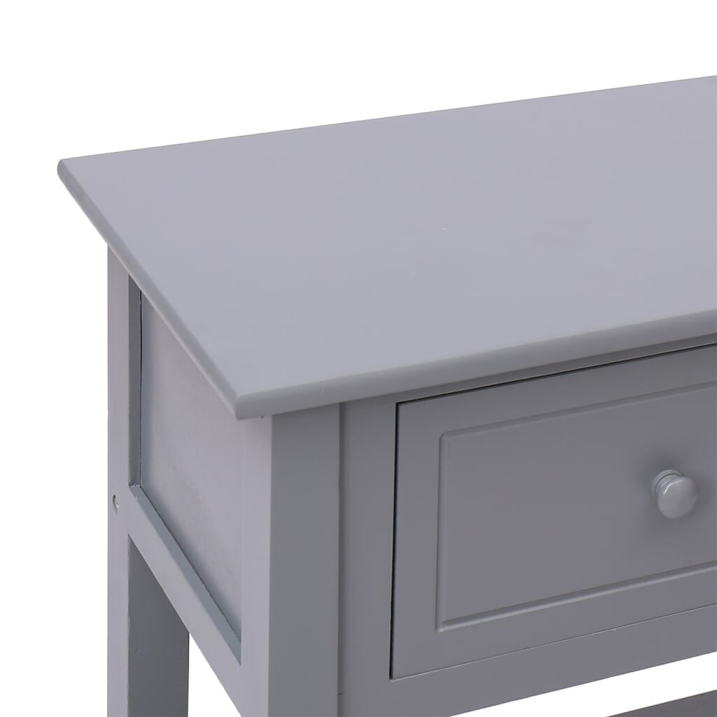 vidaXL Dressoir Grijs 108cm - Paulowniahout - 35% Korting!