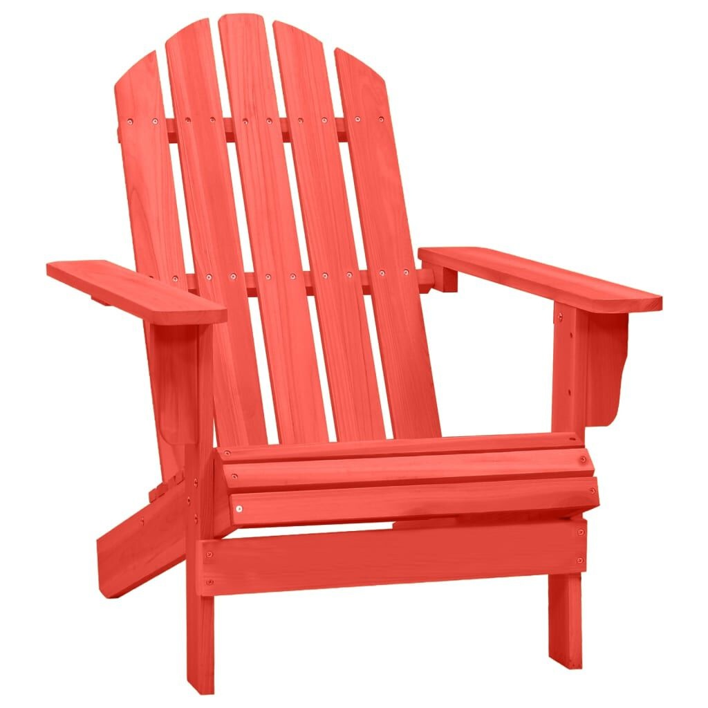 Adirondack Tuinstoel Vurenhout Rood - 40% Korting!