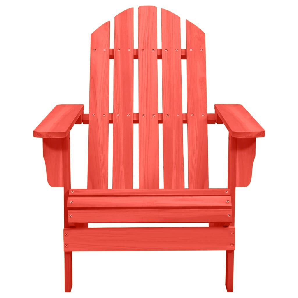 Adirondack Tuinstoel Vurenhout Rood - 40% Korting!