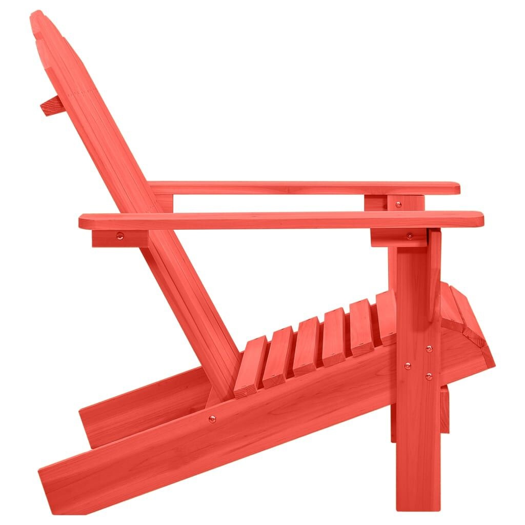 Adirondack Tuinstoel Vurenhout Rood - 40% Korting!