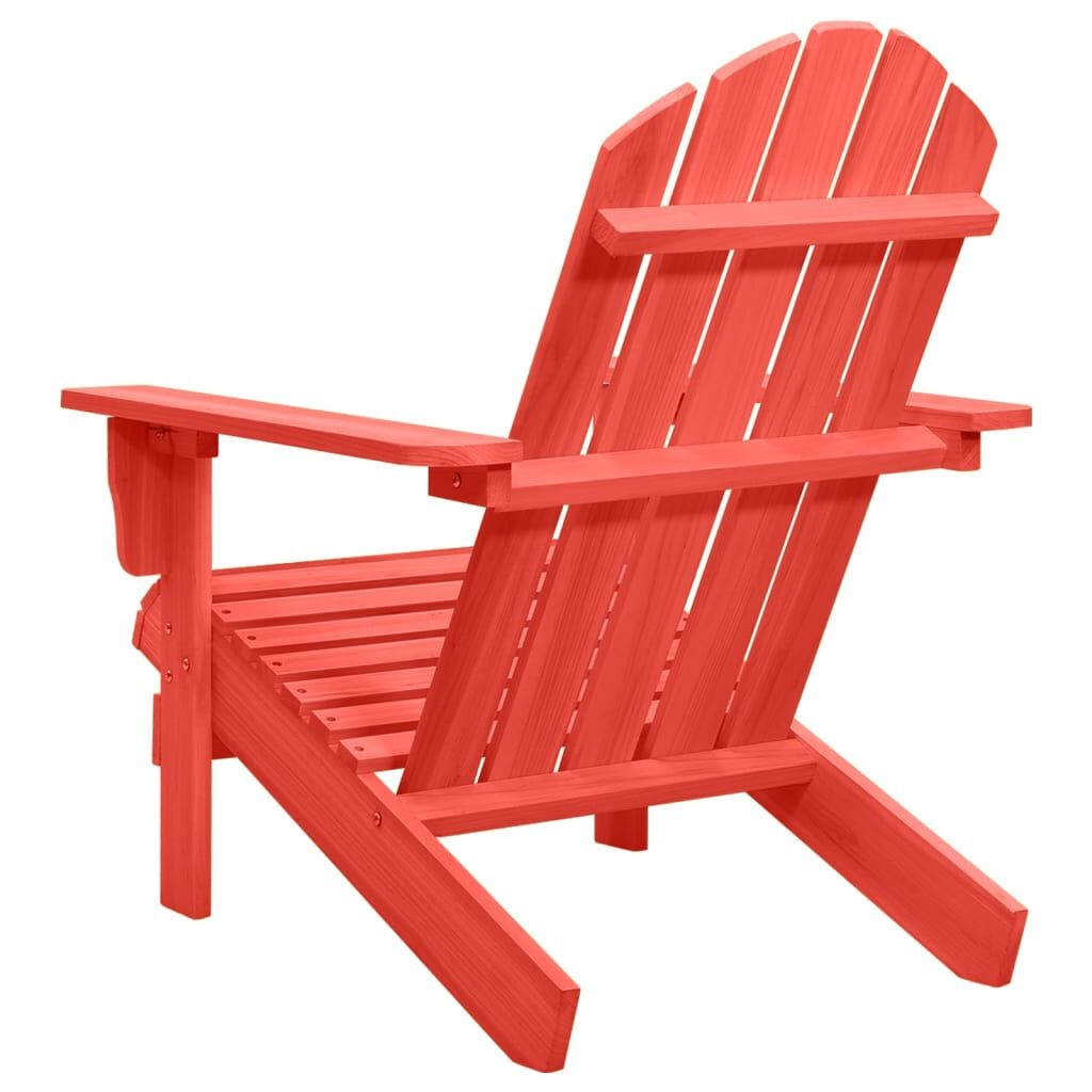 Adirondack Tuinstoel Vurenhout Rood - 40% Korting!