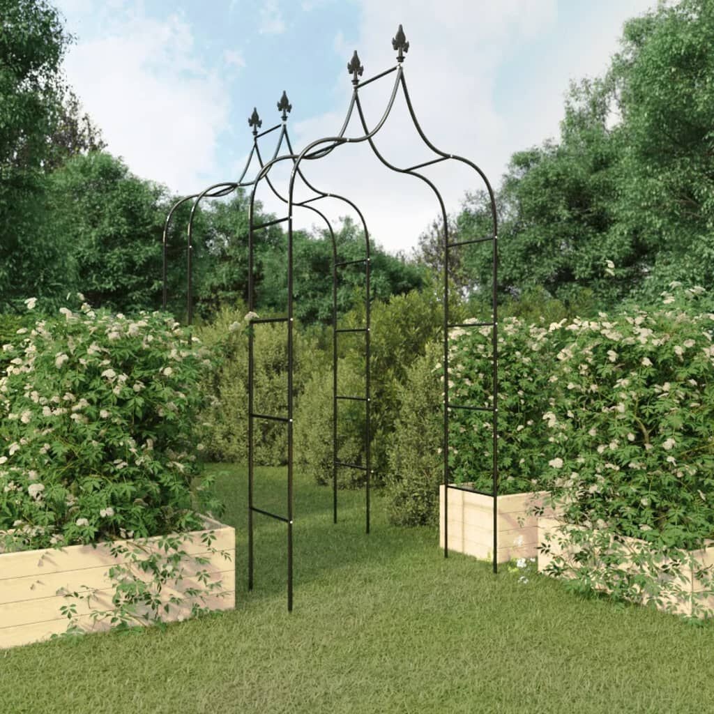 vidaXL Tuinbogen (2x) Zwart - 35% Korting!
