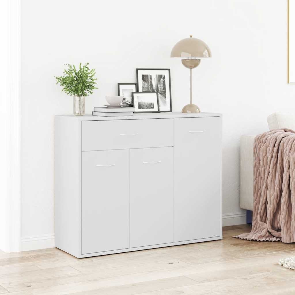 vidaXL Dressoir Wit 88cm - Zo Goed Als Nieuw! 35% Korting