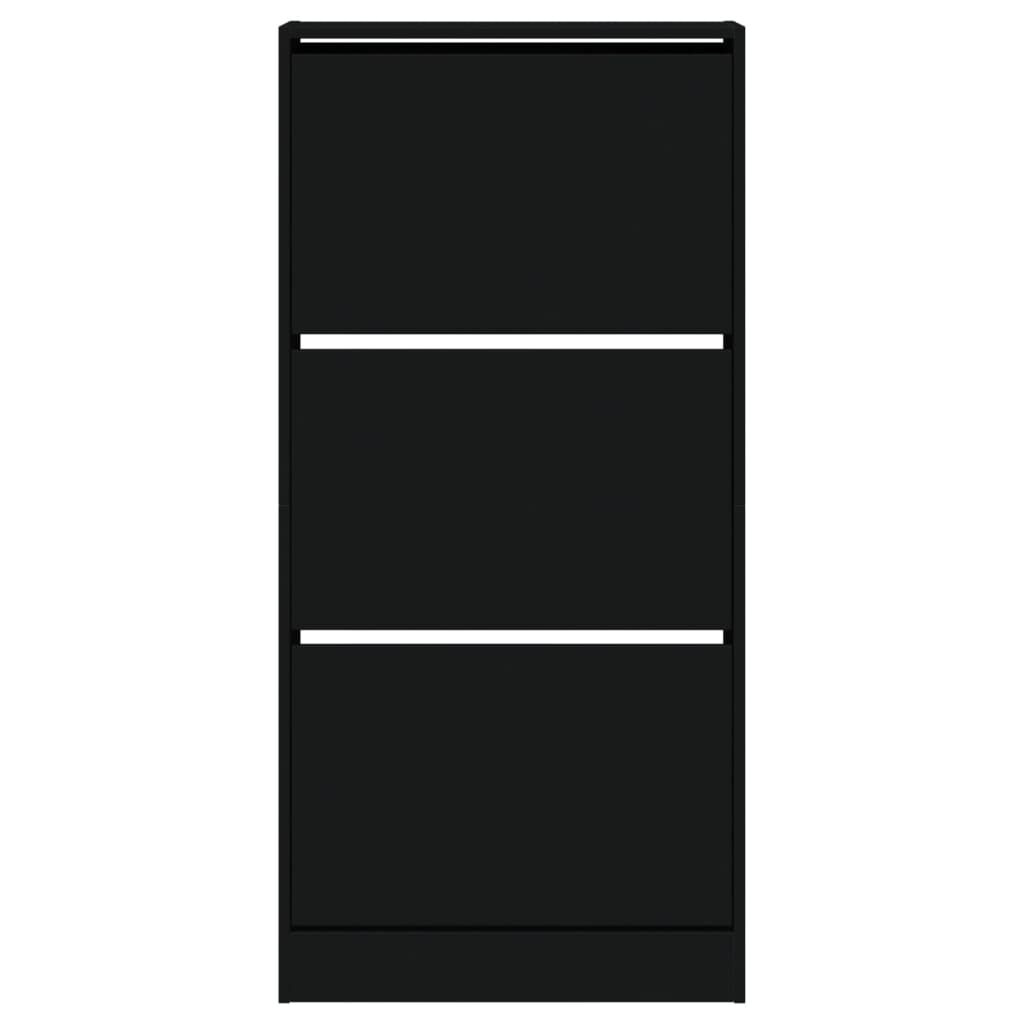 vidaXL Schoenenkast Zwart - 60cm - 35% Korting!