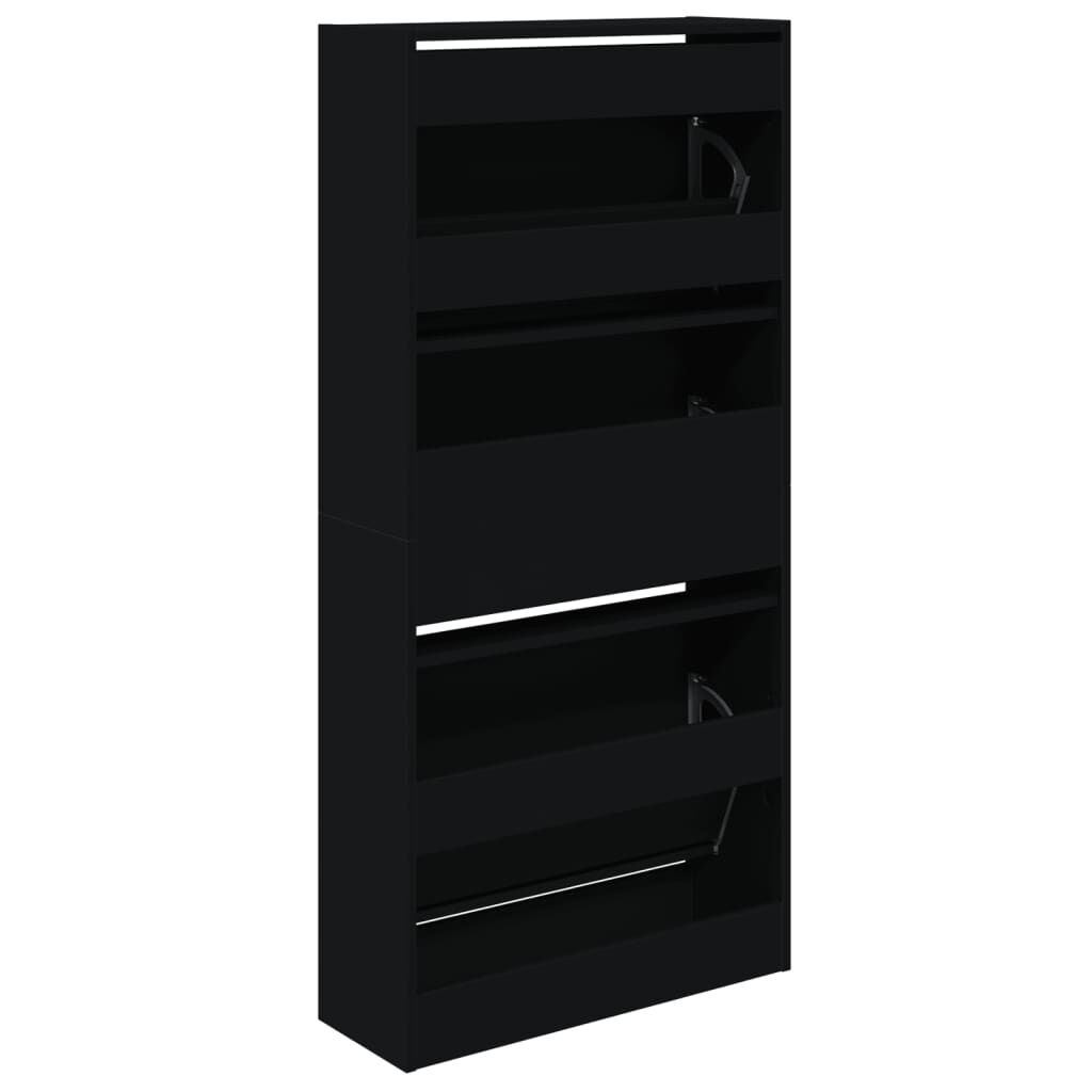 vidaXL Schoenenkast Zwart - 60cm - 35% Korting!