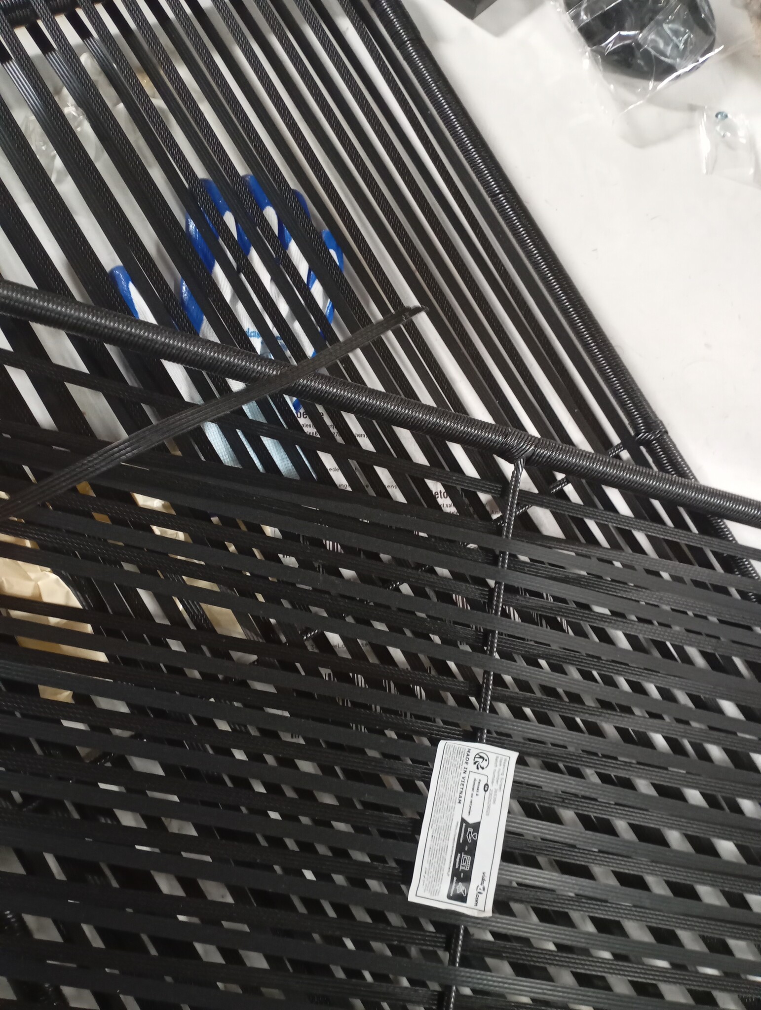 vidaXL Kamerscherm 6 panelen poly rattan bruin