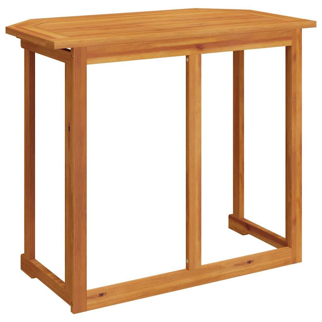 vidaXL Bistrotafel 90x50x75 cm massief acaciahout