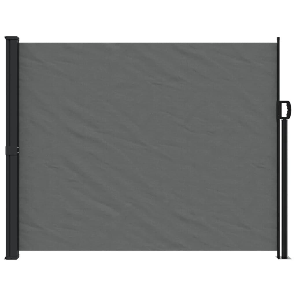 vidaXL Windscherm uittrekbaar 160x300 cm antracietkleurig