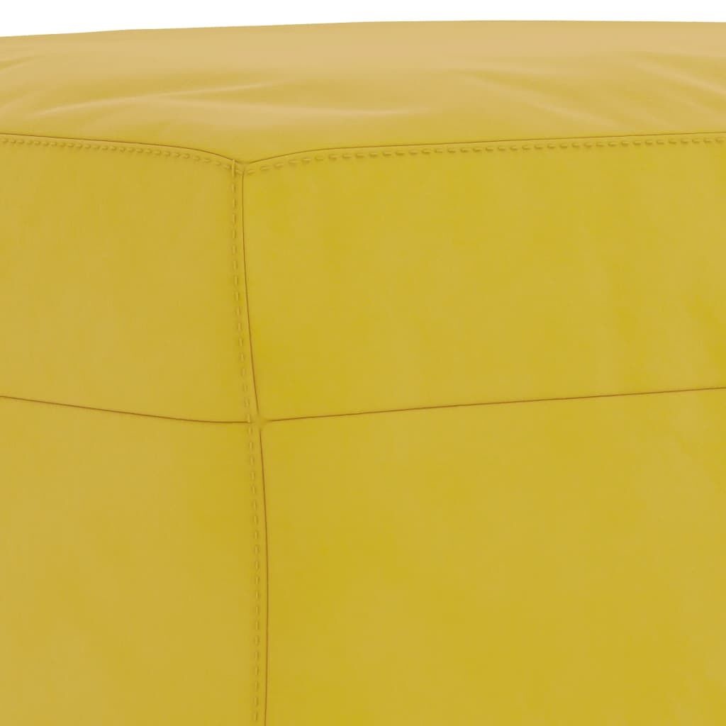 vidaXL Voetenbank 70x55x41 cm fluweel geel