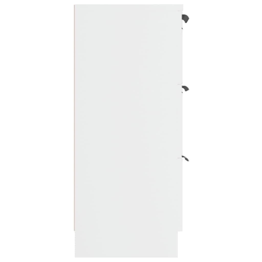 vidaXL Dressoir 60x30x70 cm bewerkt hout wit