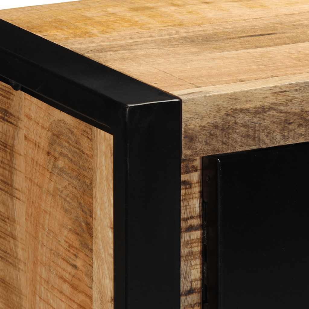 vidaXL Tv-meubel 80x30x35 cm massief ruw mangohout