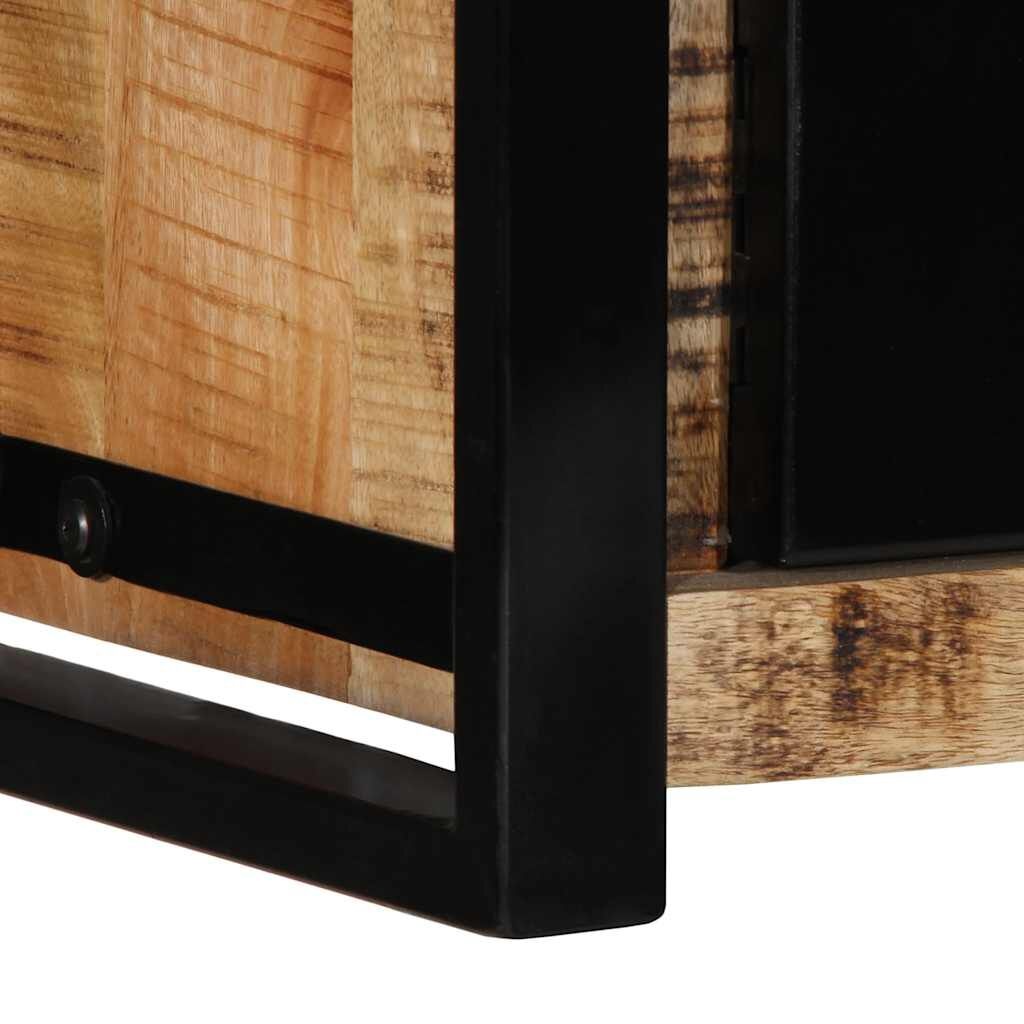 vidaXL Tv-meubel 80x30x35 cm massief ruw mangohout